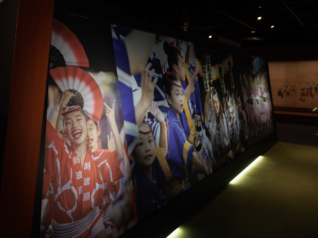 阿波おどりミュージアム展示パネル作品1